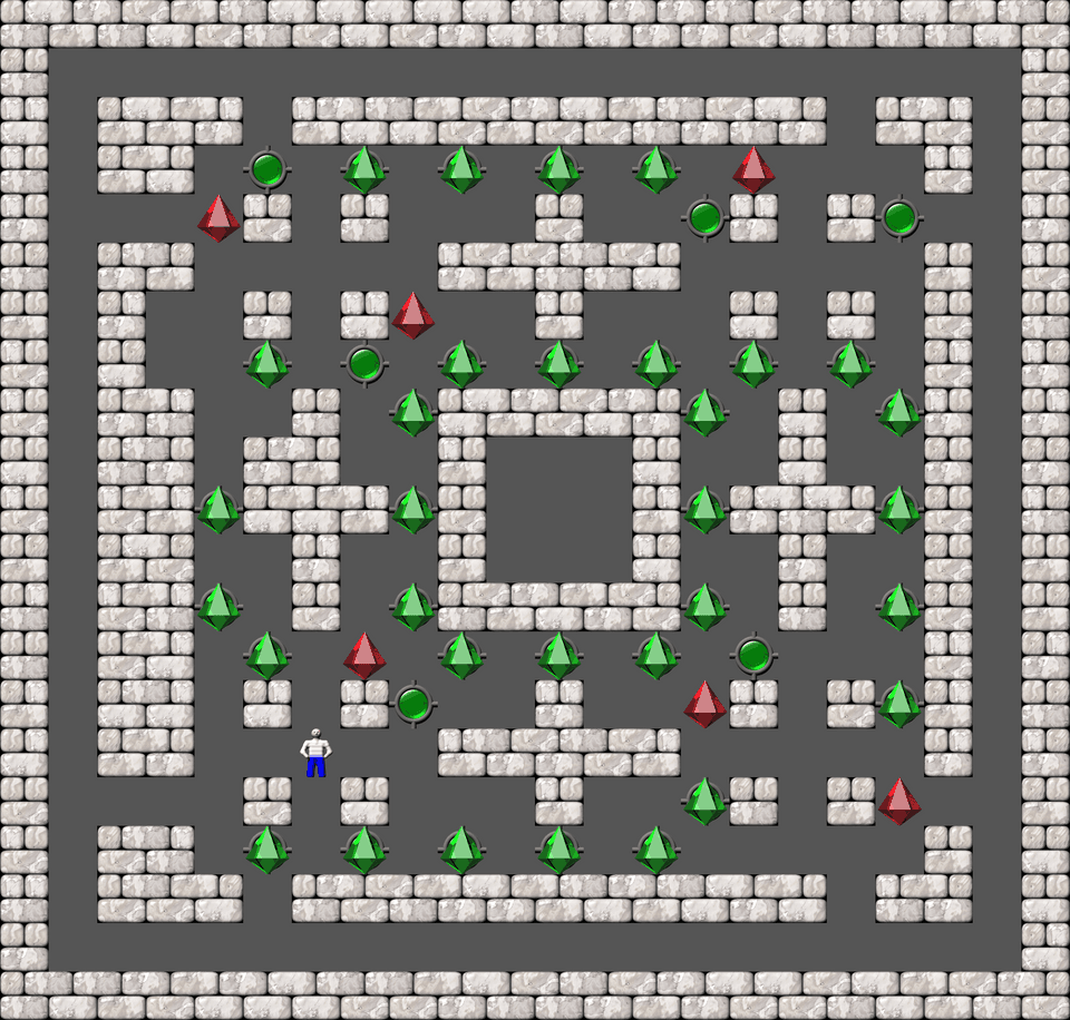 Sokoban Mass Remodel level 349